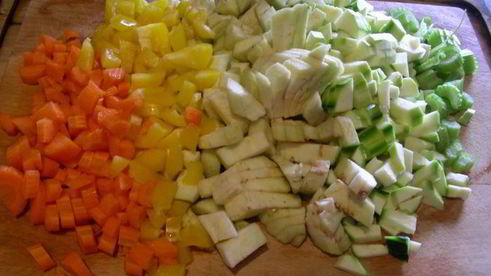 овощная лазанья с томатным соусом