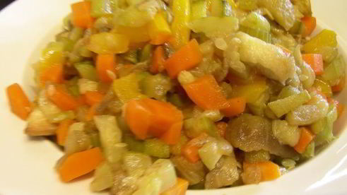 овощная лазанья с томатным соусом