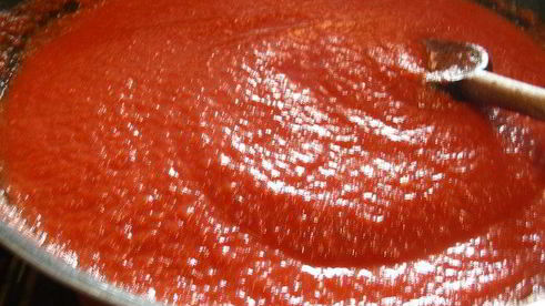 овощная лазанья с томатным соусом