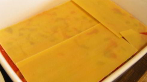 овощная лазанья с томатным соусом