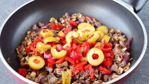 постная лазанья с грибами