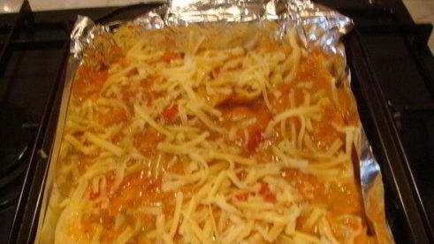 фаршированные макароны-ракушки