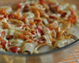 Фаршированные макароны трубочки