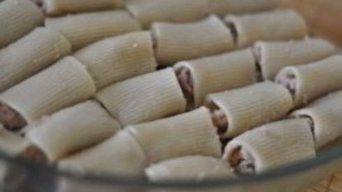 фаршированные макароны трубочки