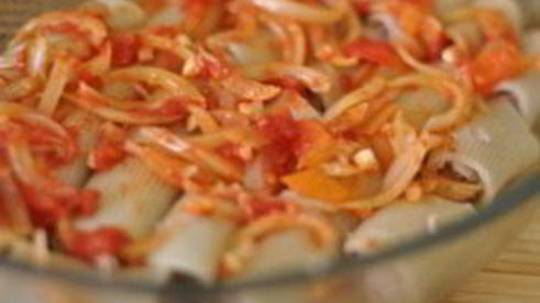 фаршированные макароны трубочки