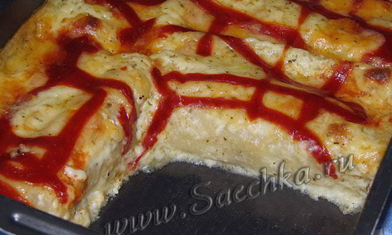 Рецепт каннеллонь с фаршем