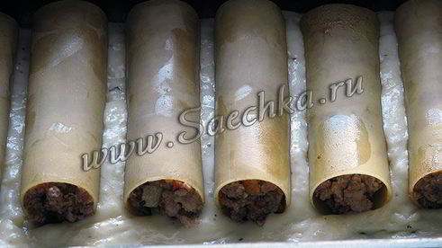 каннеллони с фаршем