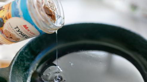 макароны по-флотски с тунцом