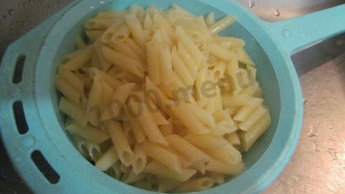 макароны с белыми грибами