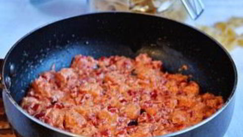 макароны с болгарским перцем