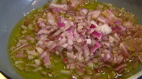 макароны с брокколи и шпинатом