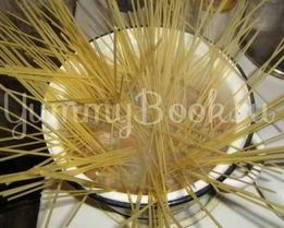 Макароны с мясом и овощами