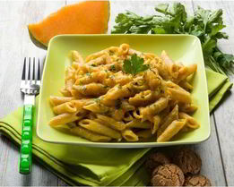 Макароны с тыквой