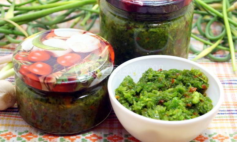 Рецепт пасты из чесночных стрелок