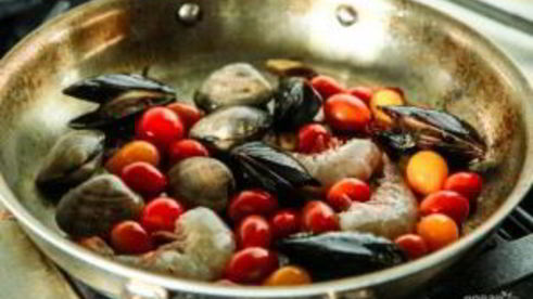 паста из морепродуктов