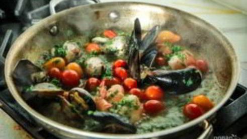 паста из морепродуктов