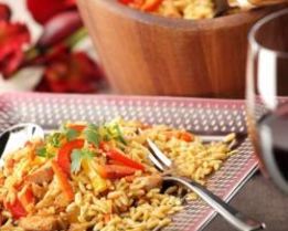 Паста орзо с курицей