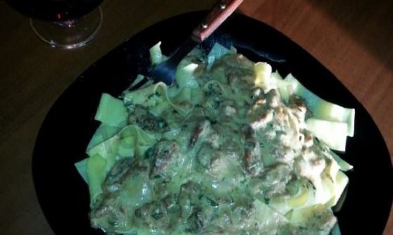 Рецепт пасты с белыми грибами