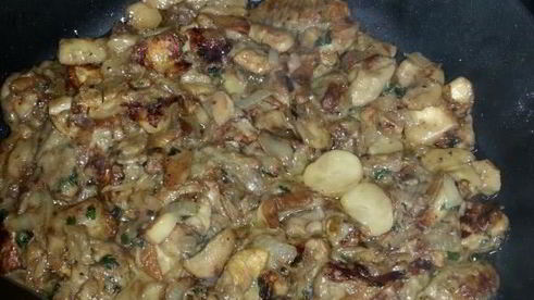 паста с белыми грибами