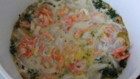 паста с чернилами каракатицы и морепродуктами