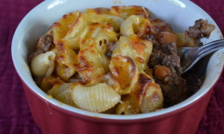 Рецепт пасты с говяжьим фаршем по-гречески
