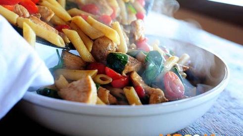 паста с курицей