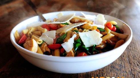 паста с курицей