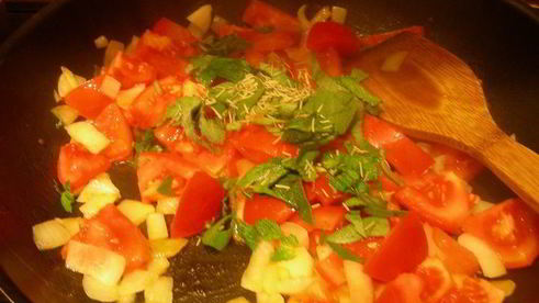 паста с розмарином, мятой и шалфеем