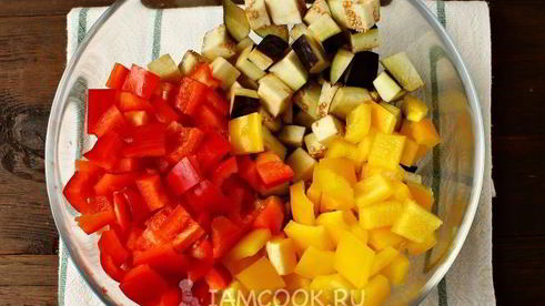 паста с запеченными овощами