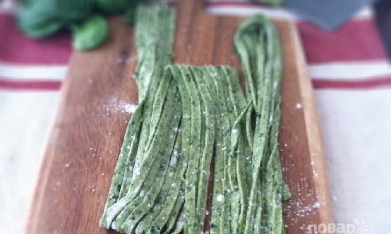 Рецепт шпинатной пасты