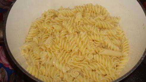 сливочные макароны по-злынковски