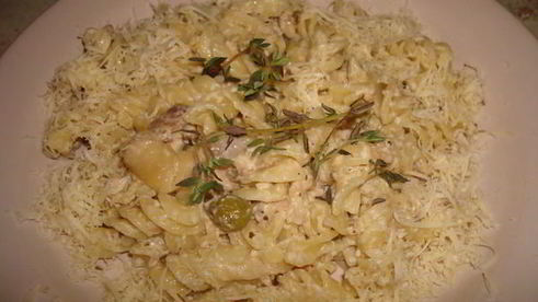 сливочные макароны по-злынковски