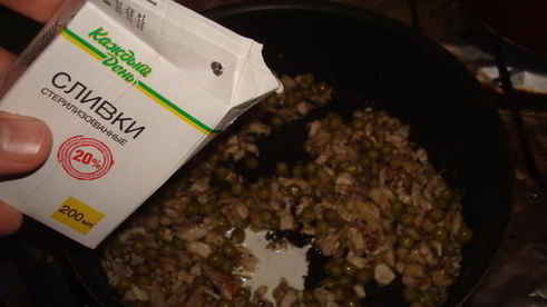 сливочные макароны по-злынковски