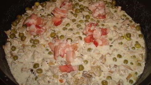 сливочные макароны по-злынковски