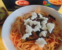 Спагетти Алла Норма с баклажанами