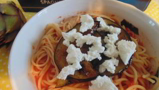 Спагетти Алла Норма с баклажанами