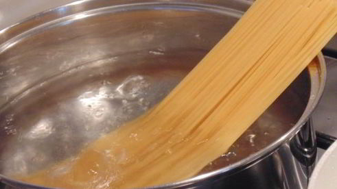 спагетти алла норма с баклажанами