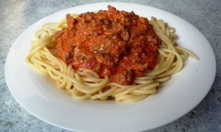 Рецепт спагетти болоньез
