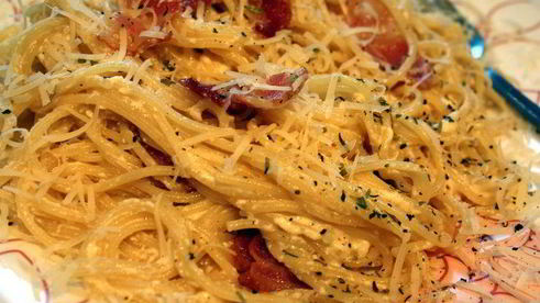 спагетти карбонара