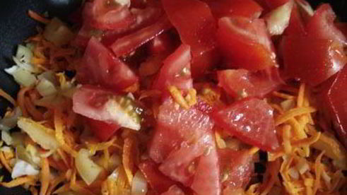 спагетти с чечевичным соусом