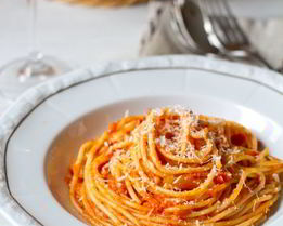 Спагетти с зимним соусом маринара