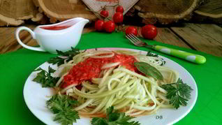 Сыроедческие спагетти