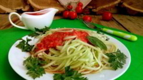 сыроедческие спагетти