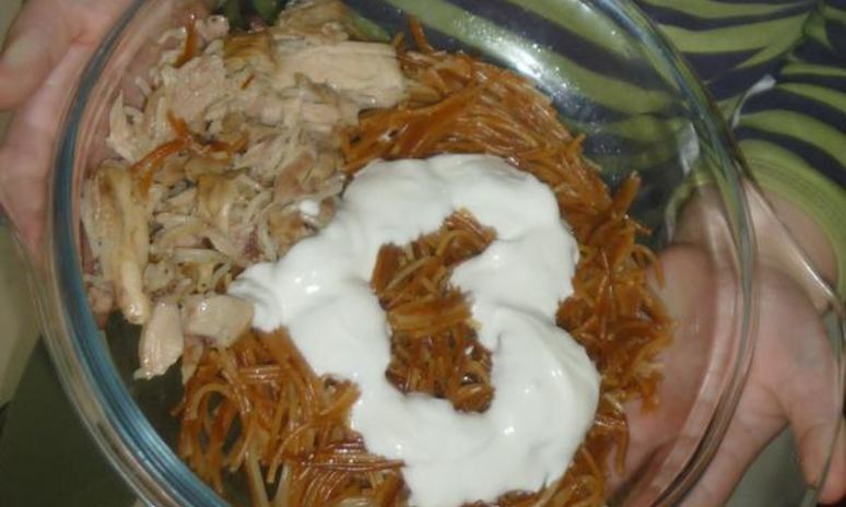 Рецепт жареной вермишели