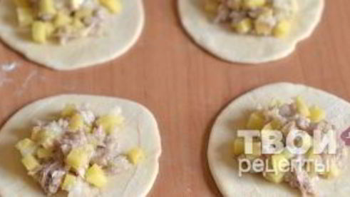 манты с картошкой