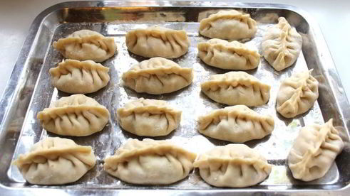 манты с тыквой