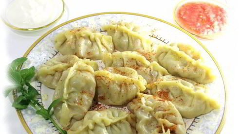 манты с тыквой