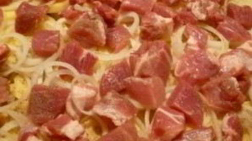 мясо по-французски с картофелем