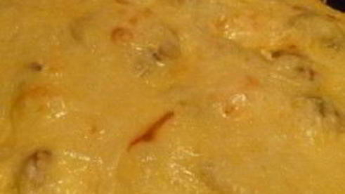 мясо по-французски с картофелем