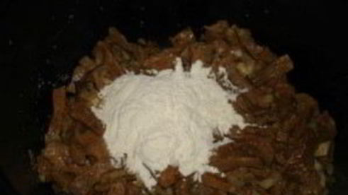 бефстроганов из печени в мультиварке